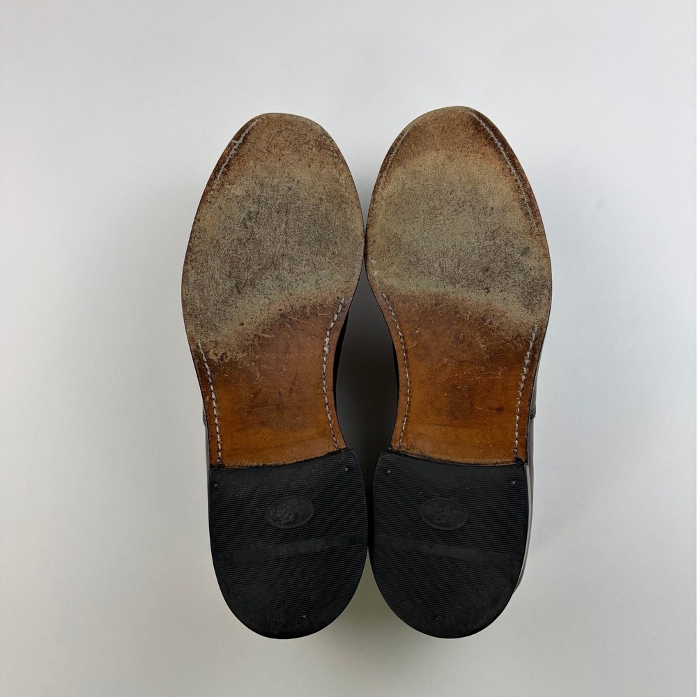 Allen Edmonds Park Avenue Oxford Mens 9.5D Burgundy Leather Cap Toe Dress Shoes - Picture 8 of 13